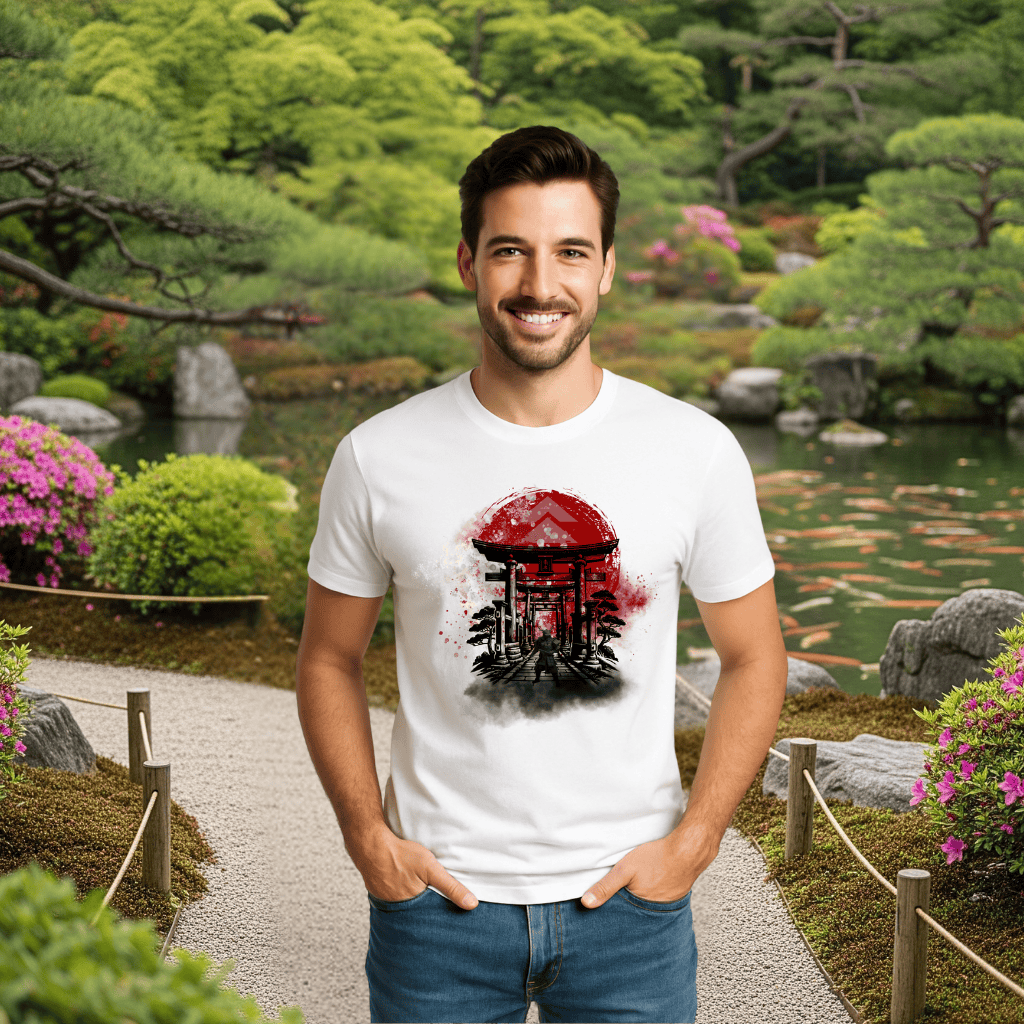 Camiseta Masculina Onde os Ecos Guiam a Lâmina - Ghost of Tsushima - Imagem 2