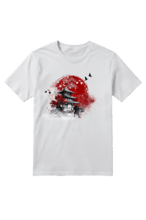 Camiseta Feminina Sob a Lua de Sangue   Ghost of Tsushima - Imagem 5