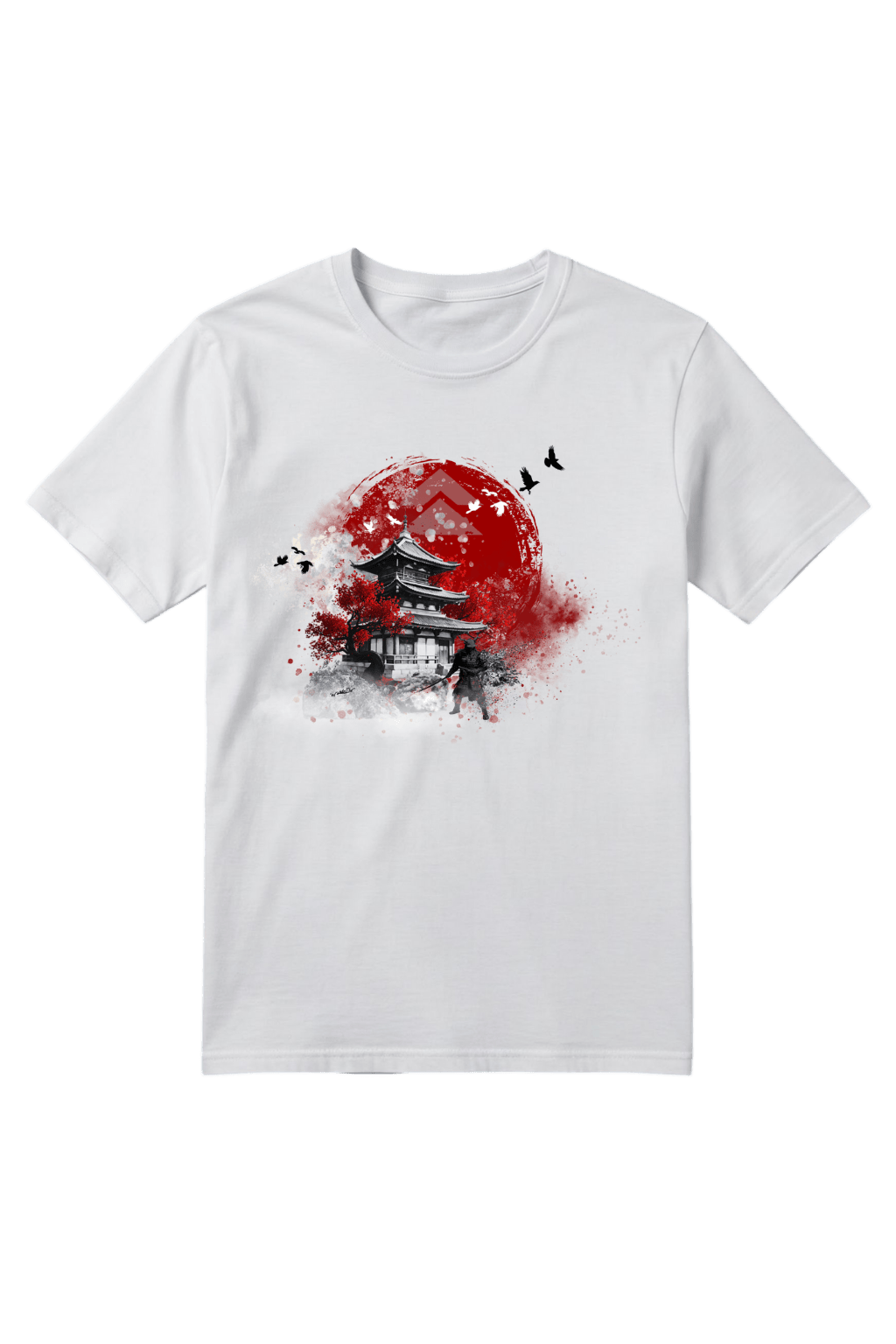 Camiseta Feminina Sob a Lua de Sangue   Ghost of Tsushima - Imagem 5