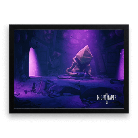 Quadro Inocência Distorcida - Little Nightmares 2