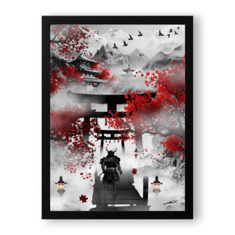 Quadro O Último Eco do Clã Sakai   Ghost of Tsushima