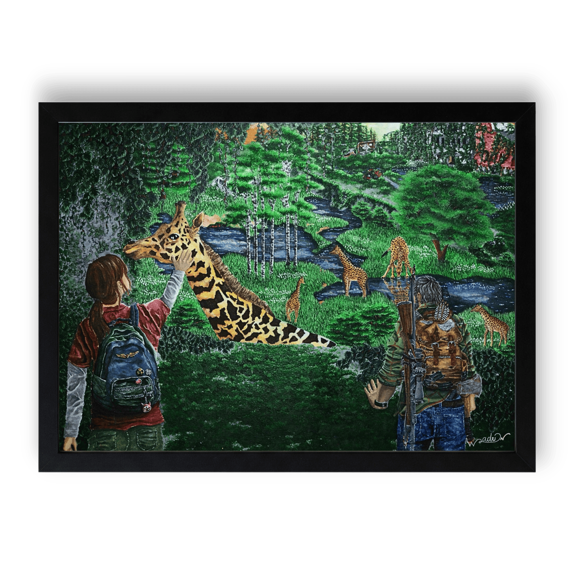 Quadro Onde a Esperança Persiste - The Last of Us