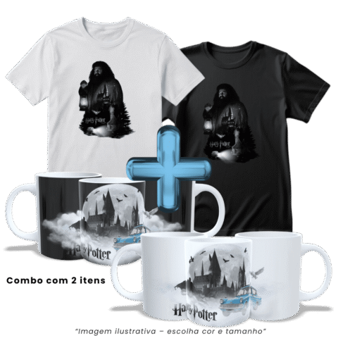 Combo Heróico Feminino – 1 Camiseta + 1 Caneca (Escolha o tamanho e cor)