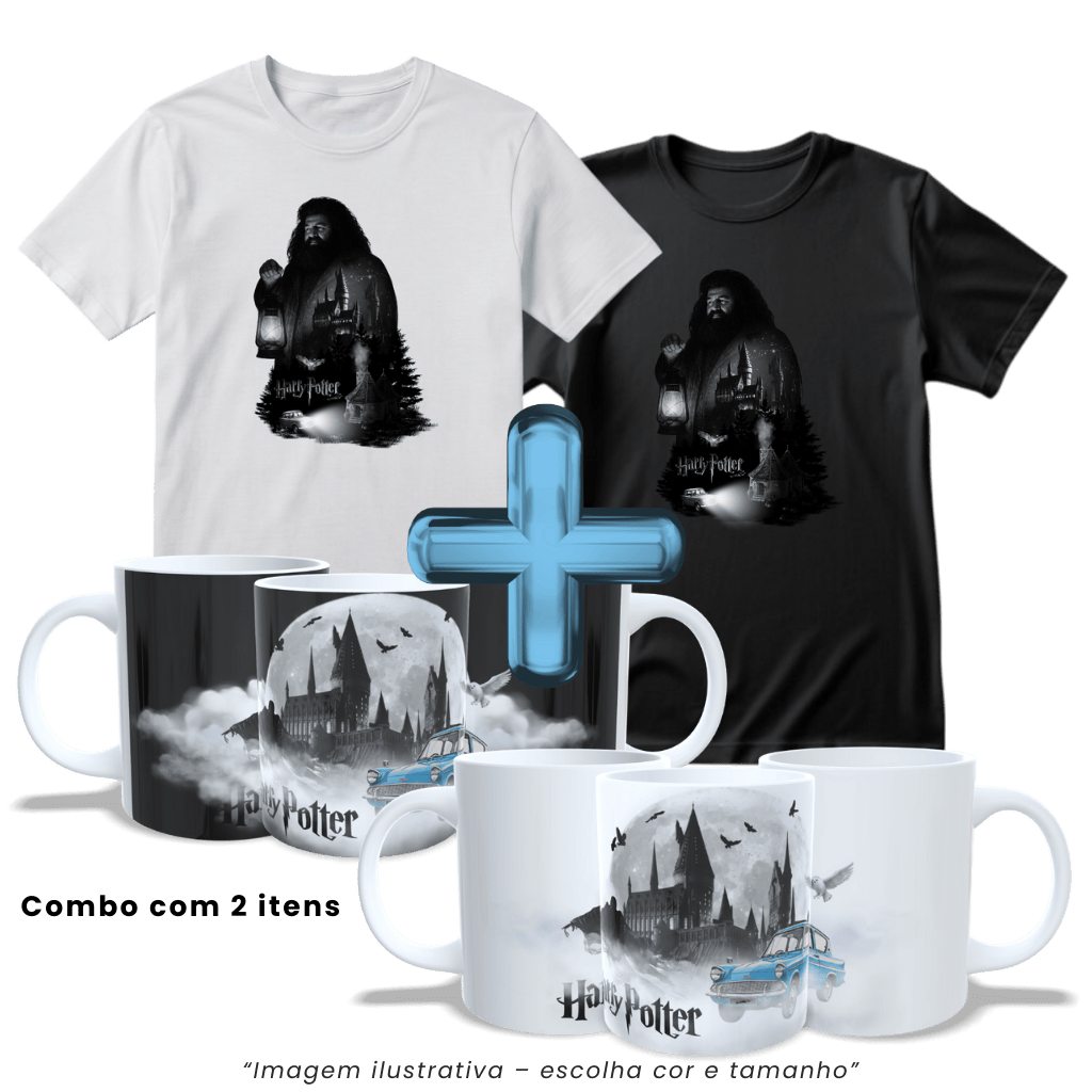 Combo Heróico Feminino – 1 Camiseta + 1 Caneca (Escolha o tamanho e cor)