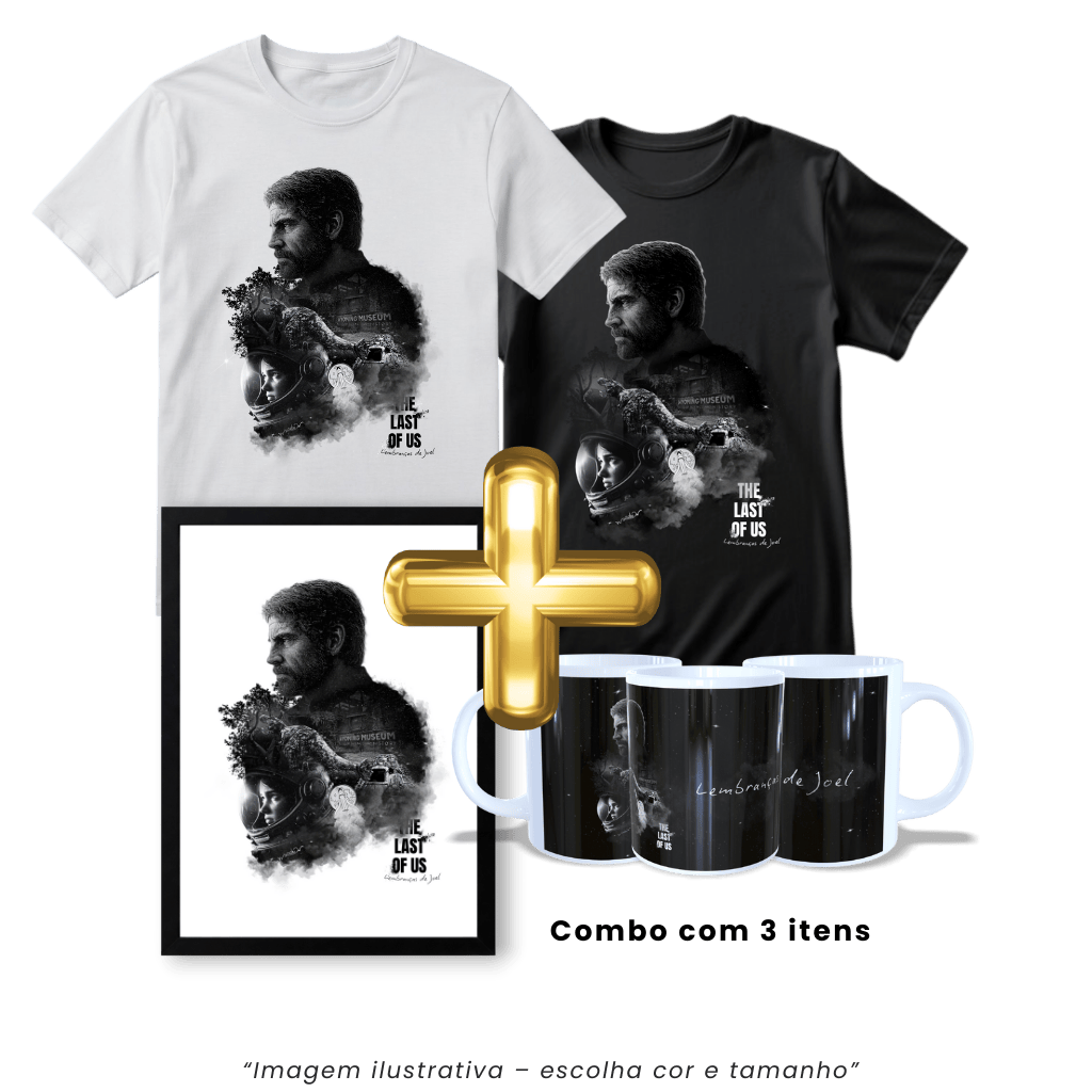 Combo Lendário Feminino 1 camiseta + 1 caneca + 1 quadro (Escolha o tamanho e cor)
