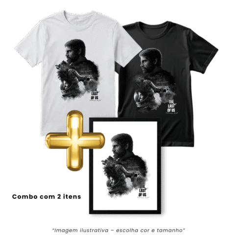Combo Lendário Masculino 1 camiseta + 1 quadro (Escolha o tamanho e cor)