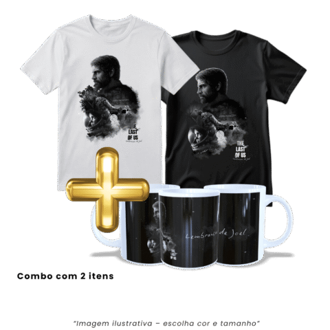 Combo Lendário Masculino 1 camiseta + 1 caneca (Escolha o tamanho e cor)