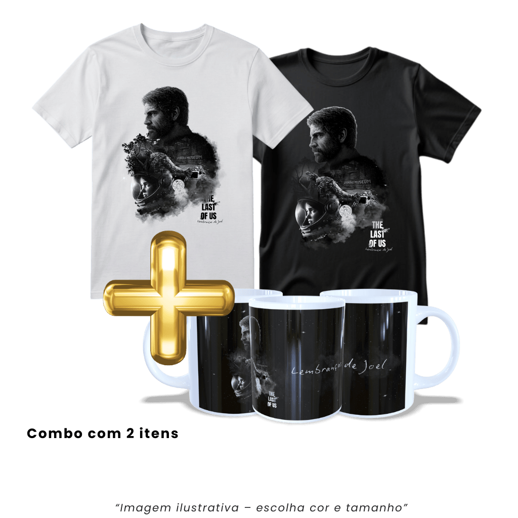 Combo Lendário Feminino 1 camiseta + 1 caneca (Escolha o tamanho e cor)