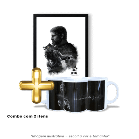 Combo Lendário 1 quadro + 1 caneca (Escolha o tamanho e cor)