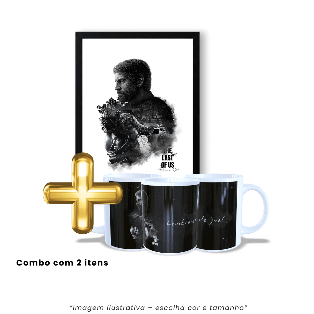 Combo Lendário 1 quadro + 1 caneca (Escolha o tamanho e cor)