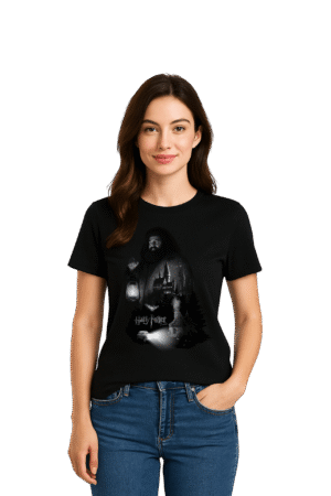 Camiseta Feminina A Magia Começa Aqui - Harry Potter - Imagem 2