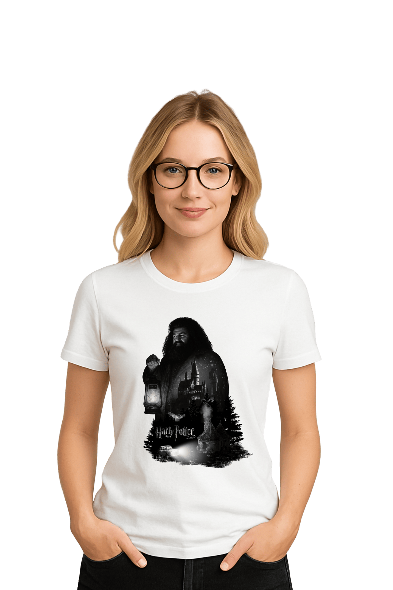 Camiseta Feminina A Magia Começa Aqui - Harry Potter